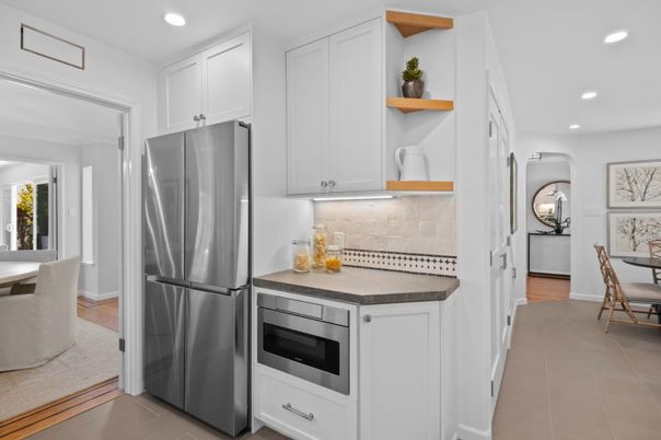 Dining room, Interior, Kitchen, Recessed Lighting