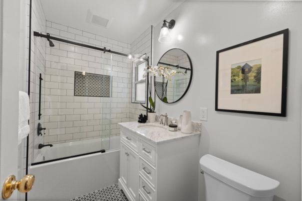 Bathroom, Glass Shower, Interior