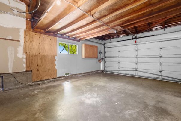 Garage, Interior, Wooden Beams, Wooden Ceilings, Wooden Walls