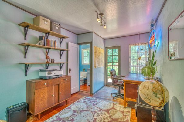 Home Office, Interior, Wood Texture Flooring