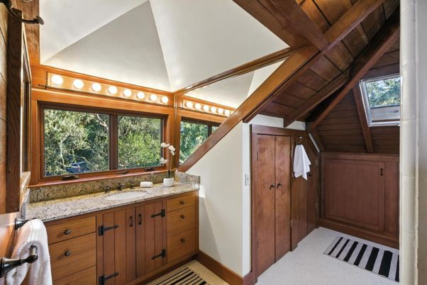 Bathroom, Interior, Wooden Ceilings, Wooden Walls