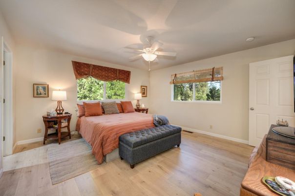 Bedroom, Interior, Wood Texture Flooring