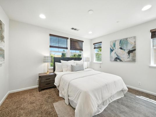 Bedroom, Interior, Recessed Lighting