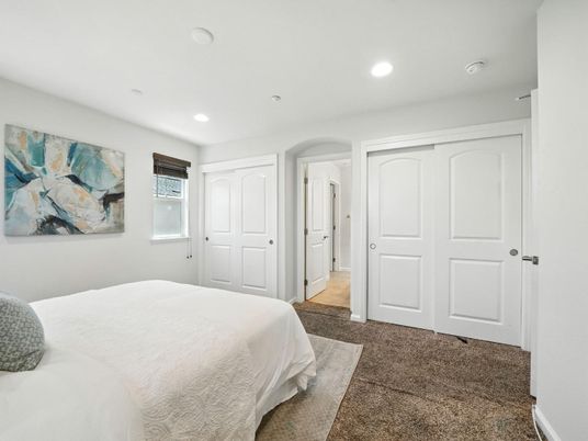 Bedroom, Interior, Recessed Lighting
