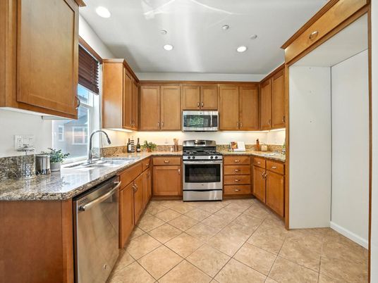 Interior, Kitchen, Recessed Lighting, Stainless Steel Appliances