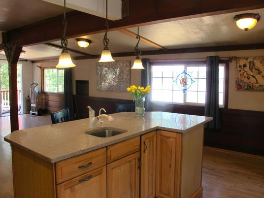 Interior, Pendant Lights, Wooden Beams, Wood Texture Flooring