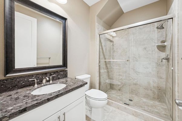 Bathroom, Glass Shower, Interior