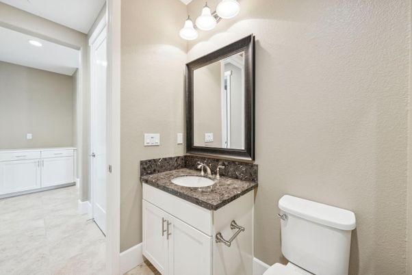 Bathroom, Interior, Marble, Recessed Lighting