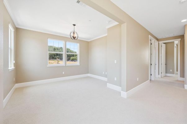 Empty room, Interior, Pendant Lights, Recessed Lighting