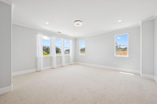 Empty room, Interior, Recessed Lighting