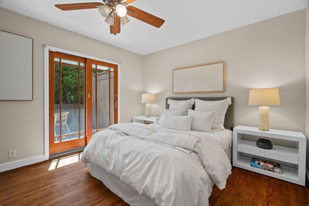 Bedroom, Interior, Wood Texture Flooring