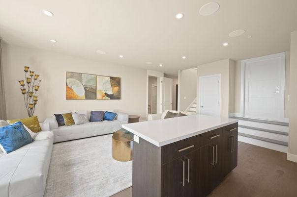 Interior, Living room, Recessed Lighting