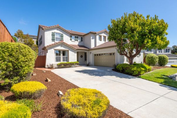 Attached, Backyard, Exterior, Facade, Mediterranean