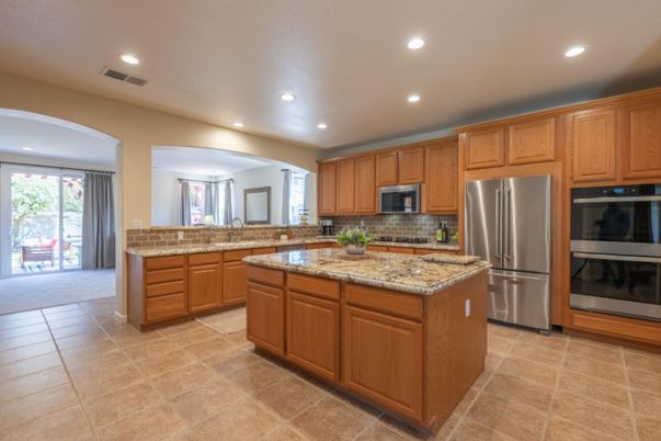 Interior, Kitchen, Recessed Lighting, Stainless Steel Appliances