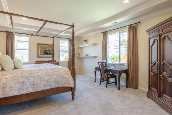 Bedroom, Home Office, Interior, Recessed Lighting