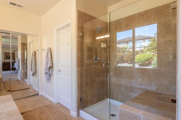 Bathroom, Glass Shower, Interior