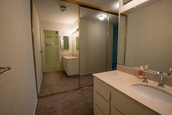 Bathroom, Dual Sink Vanities, Glass Shower, Interior
