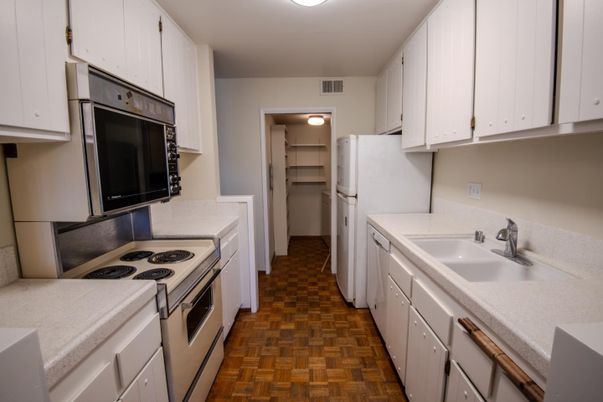 Interior, Kitchen, Wood Texture Flooring