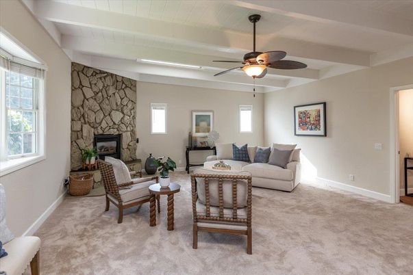 Fireplace, Interior, Living room, Stone Walls