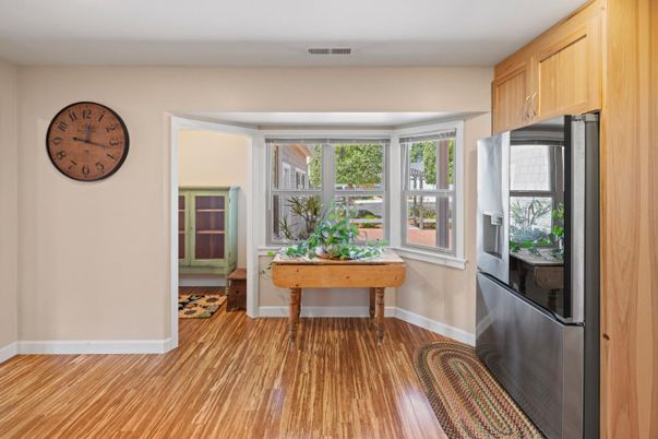 Interior, Kitchen, Wood Texture Flooring