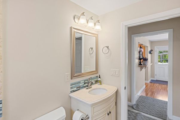Bathroom, Interior, Wood Texture Flooring