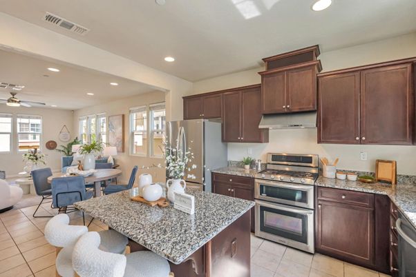 Dining room, Interior, Kitchen, Recessed Lighting, Stainless Steel Appliances