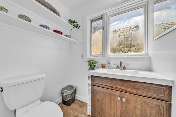 Bathroom, Interior, Wood Texture Flooring