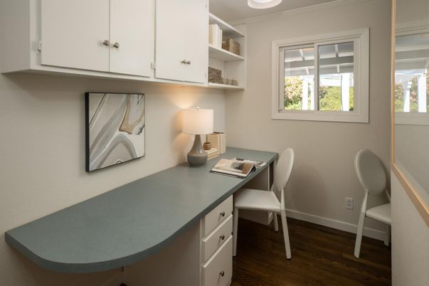 Home Office, Interior, Wood Texture Flooring