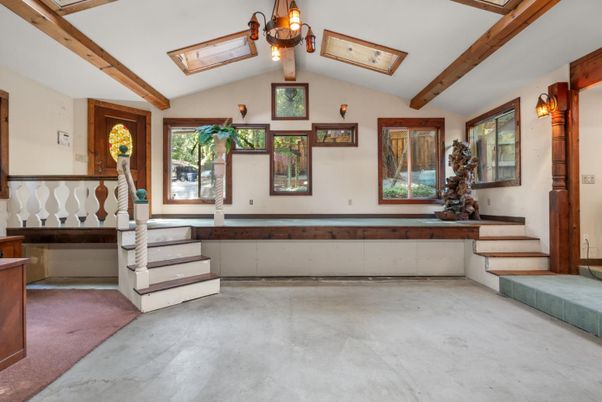 Interior, Pendant Lights, Wooden Beams