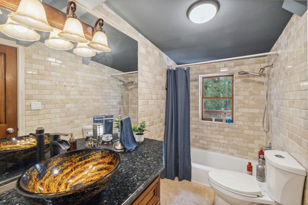 Bathroom, Interior, Stone Walls