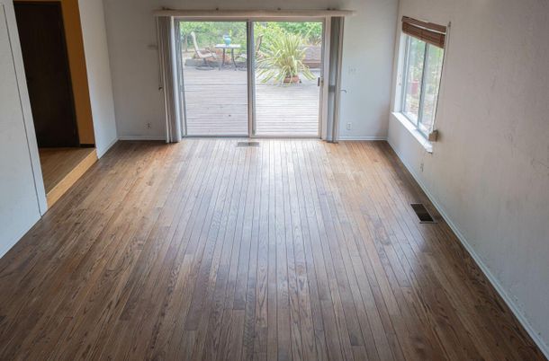 Empty room, Interior, Wood Texture Flooring