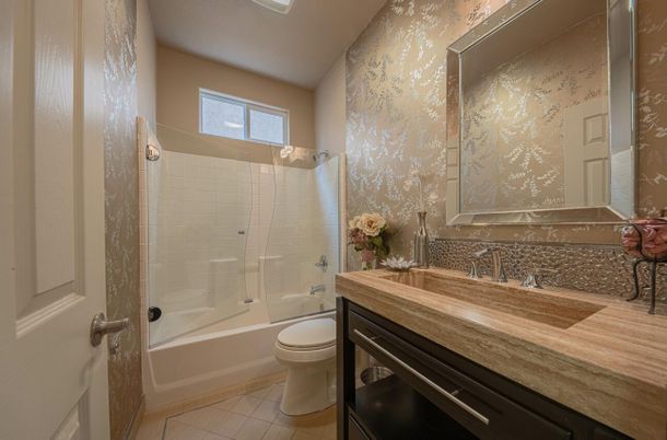 Bathroom, Glass Shower, Interior