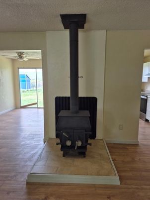 Fireplace, Interior, Wood Texture Flooring