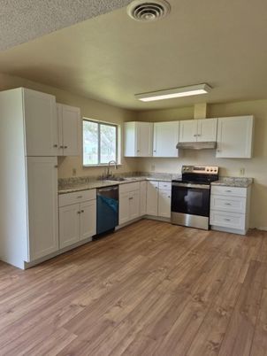 Interior, Kitchen, Wood Texture Flooring