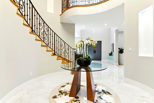 Interior, Marble, Recessed Lighting