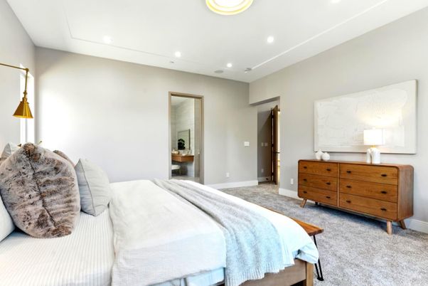Bedroom, Interior, Recessed Lighting