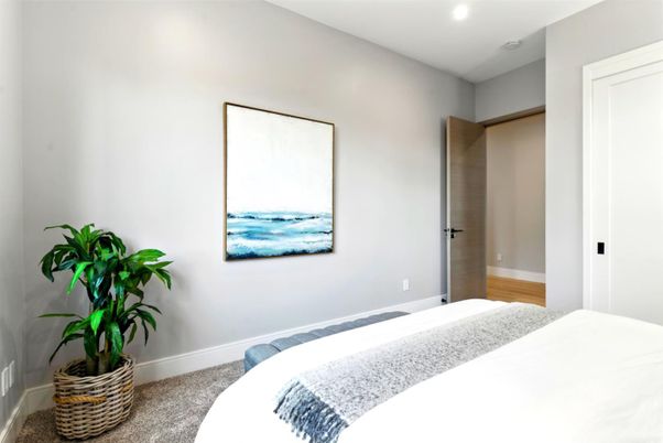 Bedroom, Interior, Recessed Lighting