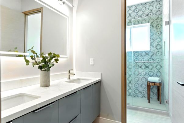 Bathroom, Glass Shower, Interior