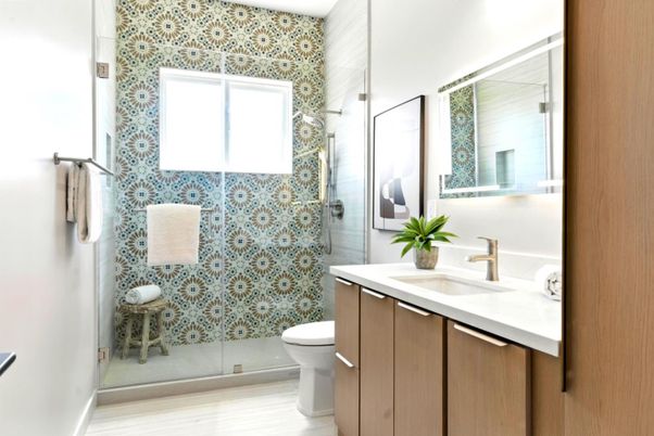 Bathroom, Glass Shower, Interior