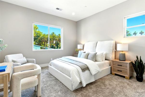 Bedroom, Interior, Recessed Lighting
