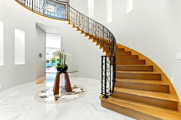 Interior, Marble, Recessed Lighting