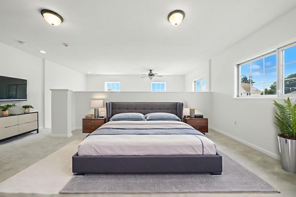 Bedroom, Interior, Recessed Lighting