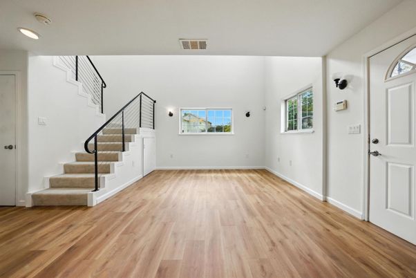 Empty room, Interior, Wood Texture Flooring