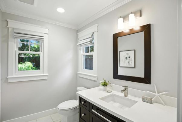 Bathroom, Interior, Recessed Lighting