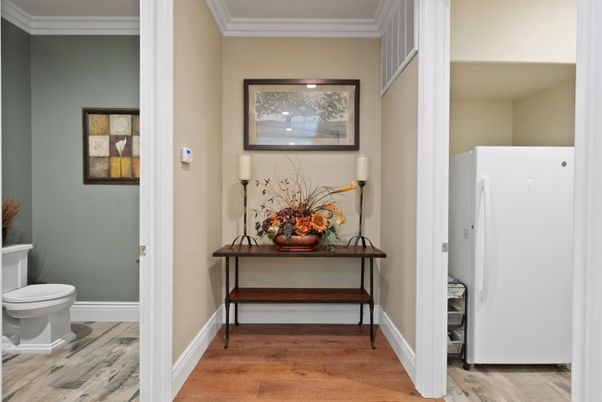 Bathroom, Interior, Wood Texture Flooring