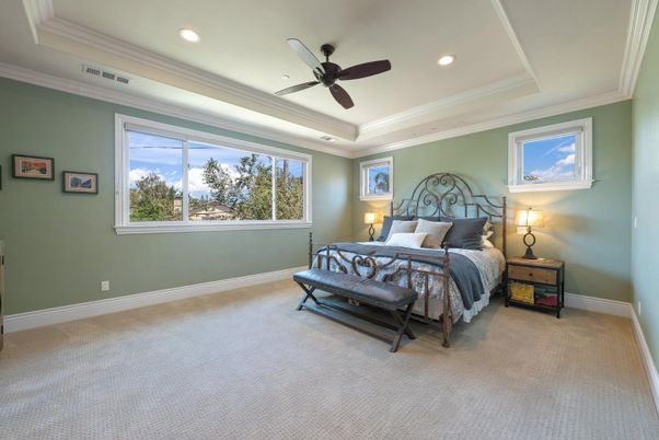Bedroom, Interior, Recessed Lighting