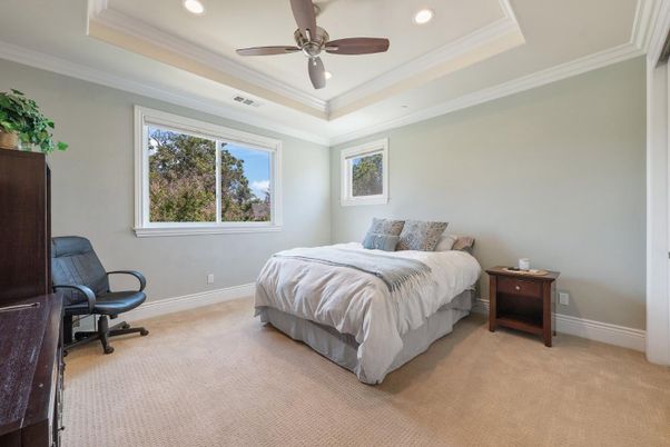 Bedroom, Interior, Recessed Lighting