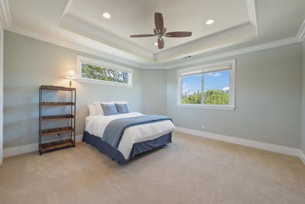 Bedroom, Interior, Recessed Lighting