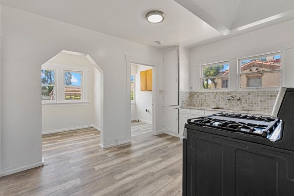 Interior, Kitchen, Wood Texture Flooring