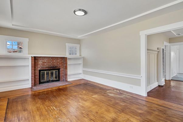Fireplace, Interior, Wood Texture Flooring